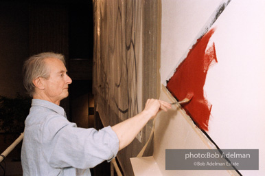 Roy Lichtenstein. Tel Aviv Mural, 1989. - photo©Bob Adelman Estate/Artwork ©Estate of Roy Lichtenstein.