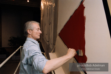 Roy Lichtenstein. Tel Aviv Mural, 1989. - photo©Bob Adelman Estate/Artwork ©Estate of Roy Lichtenstein.