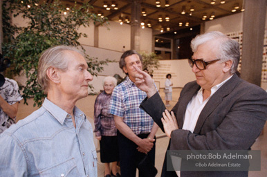 Roy Lichtenstein. Tel Aviv Mural, 1989. - photo©Bob Adelman Estate/Artwork ©Estate of Roy Lichtenstein.