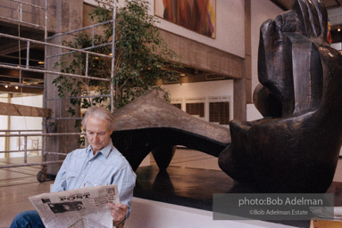 Roy Lichtenstein. Tel Aviv Mural, 1989. - photo©Bob Adelman Estate/Artwork ©Estate of Roy Lichtenstein.