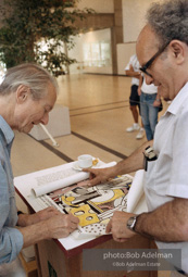 Roy Lichtenstein. Tel Aviv Mural, 1989. - photo©Bob Adelman Estate/Artwork ©Estate of Roy Lichtenstein.