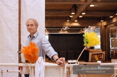 Roy Lichtenstein. Tel Aviv Mural, 1989. - photo©Bob Adelman Estate/Artwork ©Estate of Roy Lichtenstein.