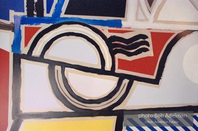 Roy Lichtenstein. Tel Aviv Mural, 1989. - photo©Bob Adelman Estate/Artwork ©Estate of Roy Lichtenstein.