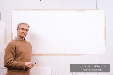 Roy Lichtenstein. Tel Aviv Mural, 1989. - photo©Bob Adelman Estate/Artwork ©Estate of Roy Lichtenstein.