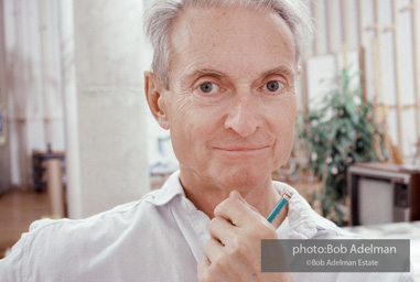 Roy Lichtenstein. Tel Aviv Mural, 1989. - photo©Bob Adelman Estate/Artwork ©Estate of Roy Lichtenstein.