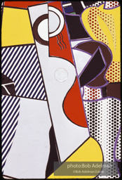 Roy Lichtenstein. Tel Aviv Mural, 1989. - photo©Bob Adelman Estate/Artwork ©Estate of Roy Lichtenstein.