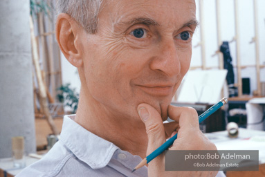 Roy Lichtenstein. Tel Aviv Mural, 1989. - photo©Bob Adelman Estate/Artwork ©Estate of Roy Lichtenstein.