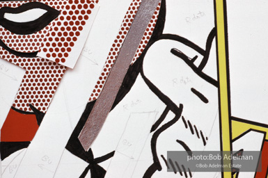 Roy Lichtenstein. Tel Aviv Mural, 1989. - photo©Bob Adelman Estate/Artwork ©Estate of Roy Lichtenstein.