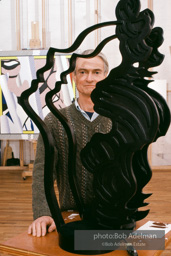 Roy Lichtenstein. Tel Aviv Mural, 1989. - photo©Bob Adelman Estate/Artwork ©Estate of Roy Lichtenstein.