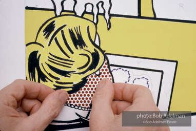 Roy Lichtenstein. Tel Aviv Mural, 1989. - photo©Bob Adelman Estate/Artwork ©Estate of Roy Lichtenstein.