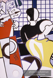 Roy Lichtenstein. Tel Aviv Mural, 1989. - photo©Bob Adelman Estate/Artwork ©Estate of Roy Lichtenstein.