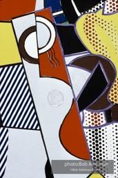 Roy Lichtenstein. Tel Aviv Mural, 1989. - photo©Bob Adelman Estate/Artwork ©Estate of Roy Lichtenstein.