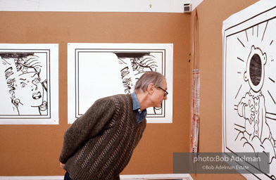 Roy Lichtenstein. Tel Aviv Mural, 1989. - photo©Bob Adelman Estate/Artwork ©Estate of Roy Lichtenstein.