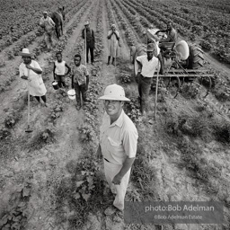 Peyton Buford Jr. and his tenant farmers,  Yellow Bluff,  Alabama  1970-