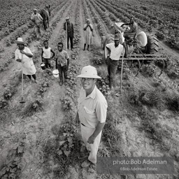 Peyton Buford Jr. and his tenant farmers, Yellow Bluff, Alabama 1970- Peyton Buford Jr. and his tenant farmers, Yellow Bluff, Alabama 1970-