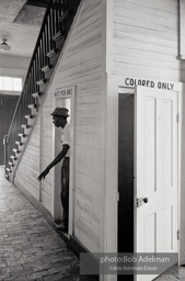 Segregated restrooms in the parish courthouse, Clinton, East Feliciana, LA 1963