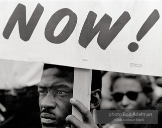 Redemption: Protestor demands the promise of full equality promised in the 13, 14, and, 15th amendments at the assembly at the Washington Monument. Washington, D.C. August 28, 1963. Redemption: Protestor demands the promise of full equality promised in the 13, 14, and, 15th amendments at the assembly at the Washington Monument. Washington, D.C. August 28, 1963.