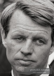 Senator Robert F. Kennedy at the memorial service, Morehouse College, Atlanta 1968.
