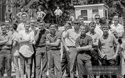 White onlookers, Birmingham 1963