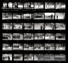 Enlarged Contact sheet-dimensions: 43in.x45in. printed in 2013 for the show Enlarged Contact sheet-dimensions: 43in.x45in. printed in 2013 for the show