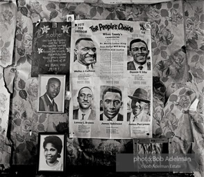 Poster for a slate of black candidates, Camden AL 1966