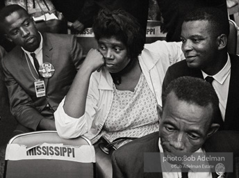 Members of the Mississippi Freedom Democratic Party sitting in the seats of the Mississippi delegation on the
floor of the Democratic National Convention, Atlantic City, NJ 1964 Members of the Mississippi Freedom Democratic Party sitting in the seats of the Mississippi delegation on the
floor of the Democratic National Convention, Atlantic City, NJ 1964
