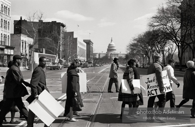 CORE picketers in Washington, DC, 1962