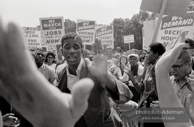 High spririted Movement celebrate. The long deffered promise of racial equality is now on the national adgenda. Washington, D.C. August 28, 1963. High spririted Movement celebrate. The long deffered promise of racial equality is now on the national adgenda. Washington, D.C. August 28, 1963.