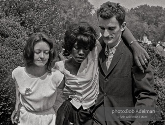 Two good semaritans help a demonstrator suffering from the heat. Washington D.C. August 28, 1963.