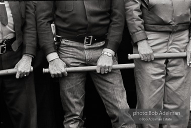 Wall of troopers and possemen, Selma 1965