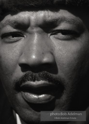 Martin Luther King, wearing a borrowed hat, on the Selma to Montgomery march, Alabama, 1965 Martin Luther King, wearing a borrowed hat, on the Selma to Montgomery march, Alabama, 1965