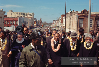 The beginning of the march from Selma to Montgomery, Selma 1965