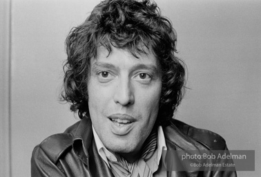 Tom Stoppard at the Ethel Barrymore Theatre in New York City, 1976, during the production of his play TRAVESTIES