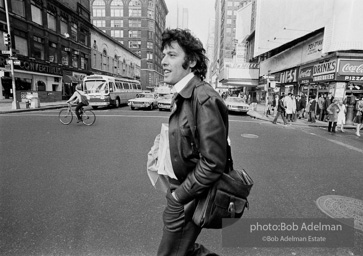 Tom Stoppard in New York City during the production of his play, Travesties, 1976