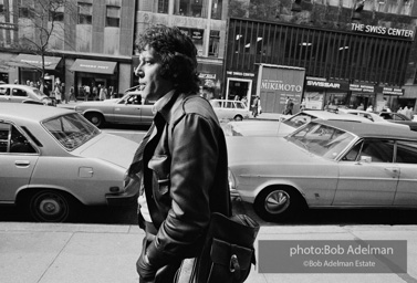 Tom Stoppard in New York City during the production of his play, Travesties, 1976