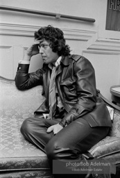 Tom Stoppard at the Ethel Barrymore Theatre in New York City, 1976, during the production of his play TRAVESTIES