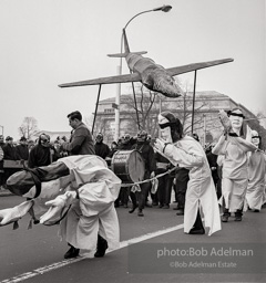 Marchers and onlookers, both for and against the war in Vietnam. Near Central Park in New York City. Marchers and onlookers, both for and against the war in Vietnam. Near Central Park in New York City.