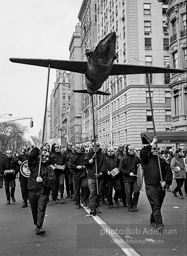 Marchers and onlookers, both for and against the war in Vietnam. Near Central Park in New York City. Marchers and onlookers, both for and against the war in Vietnam. Near Central Park in New York City.