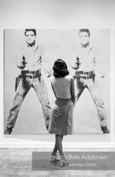 Andy Warhol's Elvis portraits.. Leo Castelli Gallery, NYC, 1965.