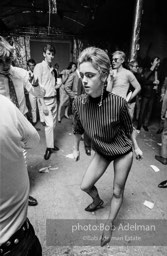 Edie Sedgwick dances at a party at Warhol's Factory. New York City, 1965.