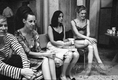 Andy Warhol, Isabel Eberstadt, Marisol, Edie Sedgwick. Pool Party at Al Roon's gym. New York City, 1965.