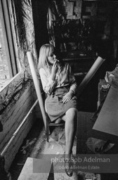 Bobbe Hanson at Warhol's Factory. New York City, 1965.