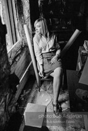 Bobbe Hanson at Warhol's Factory. New York City, 1965.