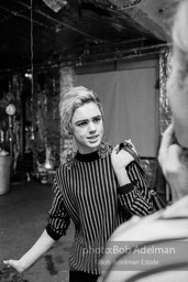 Edie Sedgwick and Andy Warhol at the Factory. New York City, 1965.