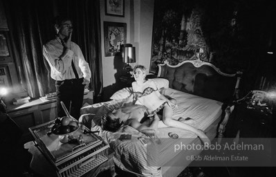 Andy Warhol directs Edie Sedgwick and Gino Piserchio on the st of Beauty #2, 1965.