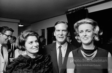 Marion Javitz (left). Society party. New York City, 1965.