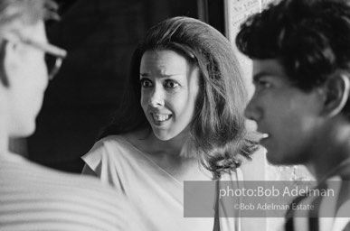 Isabel Nash Eberstadt at a party at Warhol's Factory. New York City, 1965.