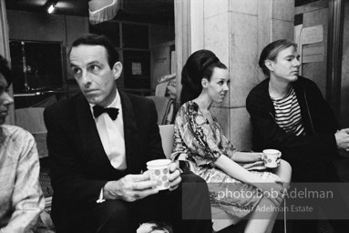 Fred and Isabel Eberstadt with Andy Warhol. Al Roon's Gym, New York City, 1965.