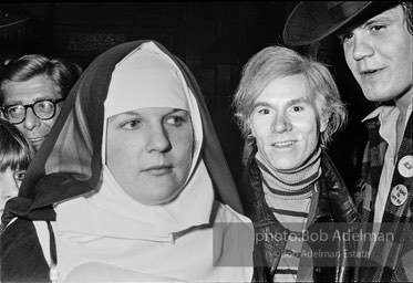 Andy Warhol with actress and artist Bridgette Berlin at the Grove Fil FestivalGrove_FF_01-30 001Grove_FF_01-15 001