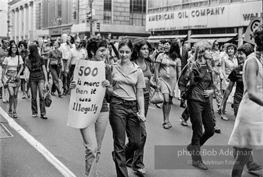 Women's Strike For Equality. New York City. August 26, 1970.